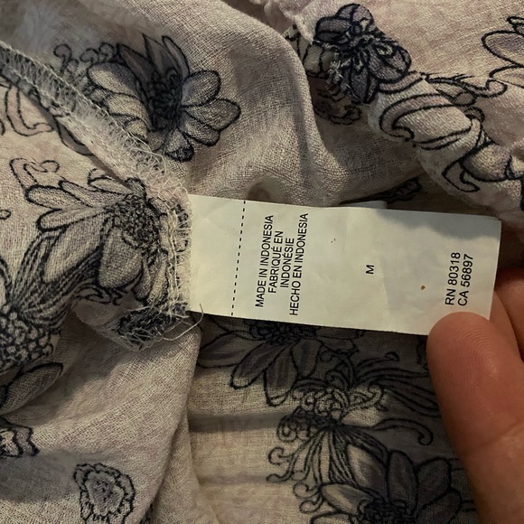 Lucky Brand, Floral Blouse - Picture 9 of 10